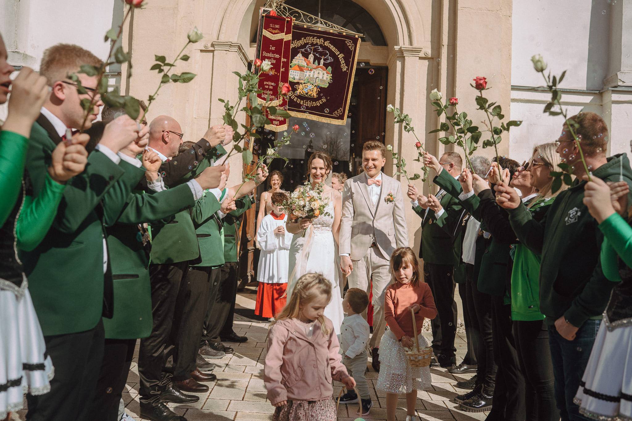Hochzeit in der Klosterkirche Oberelchingen: Katharina und Frank (Bild 38)