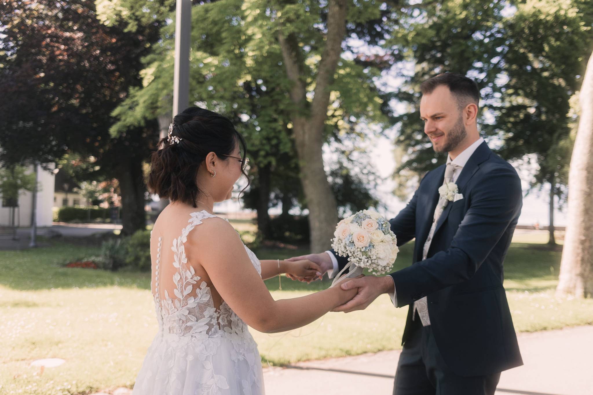 Hochzeit in Langenargen am Bodensee: Jia und Eduard