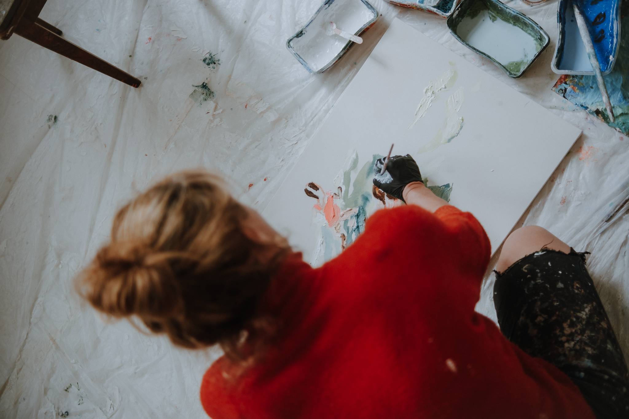 Atelier-Reportage mit der Künstlerin Lydiane Lutz, Fotograf René Löffler (Bild 5)