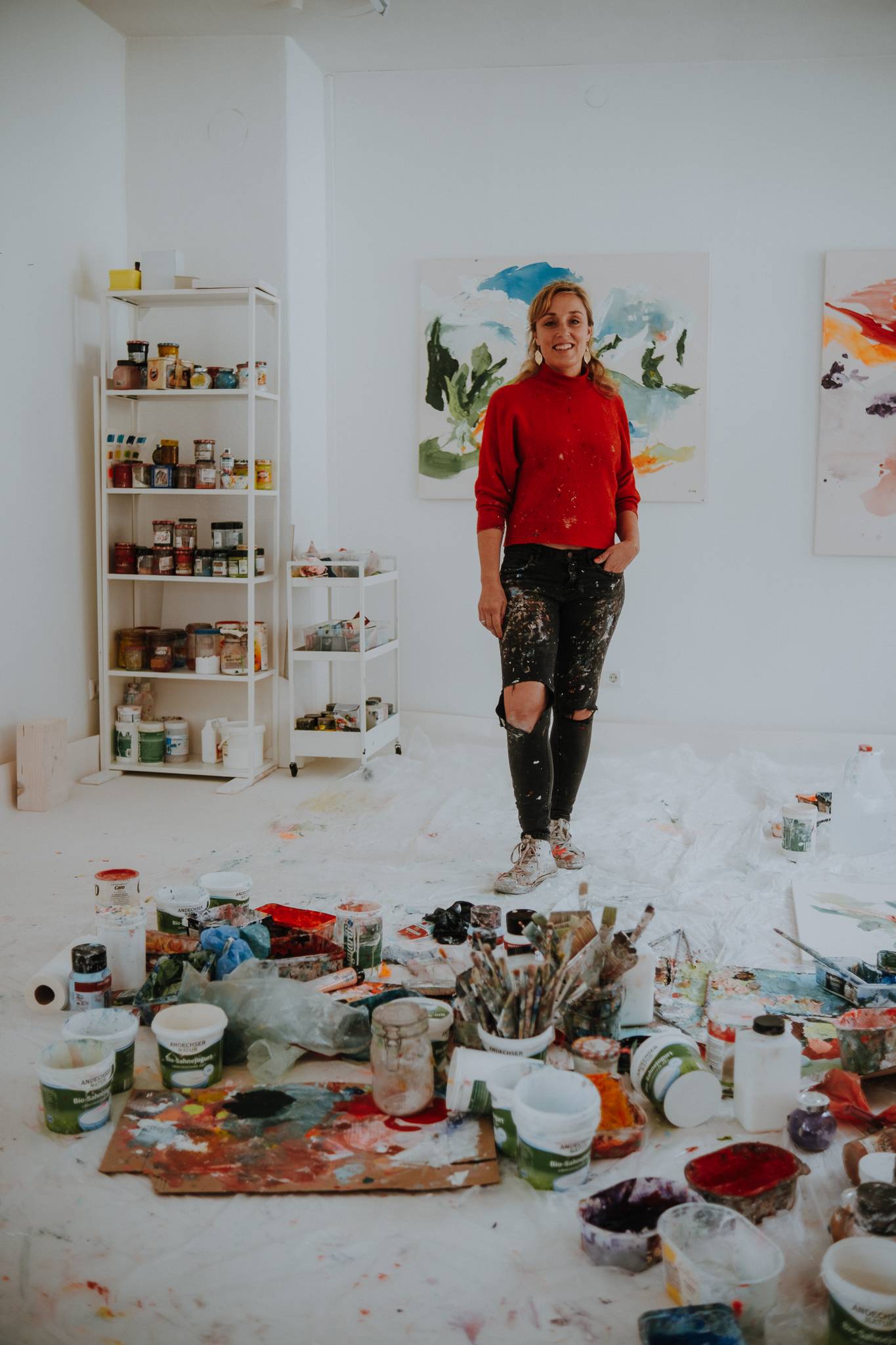 Atelier-Reportage mit der Künstlerin Lydiane Lutz, Fotograf René Löffler (Bild 13)